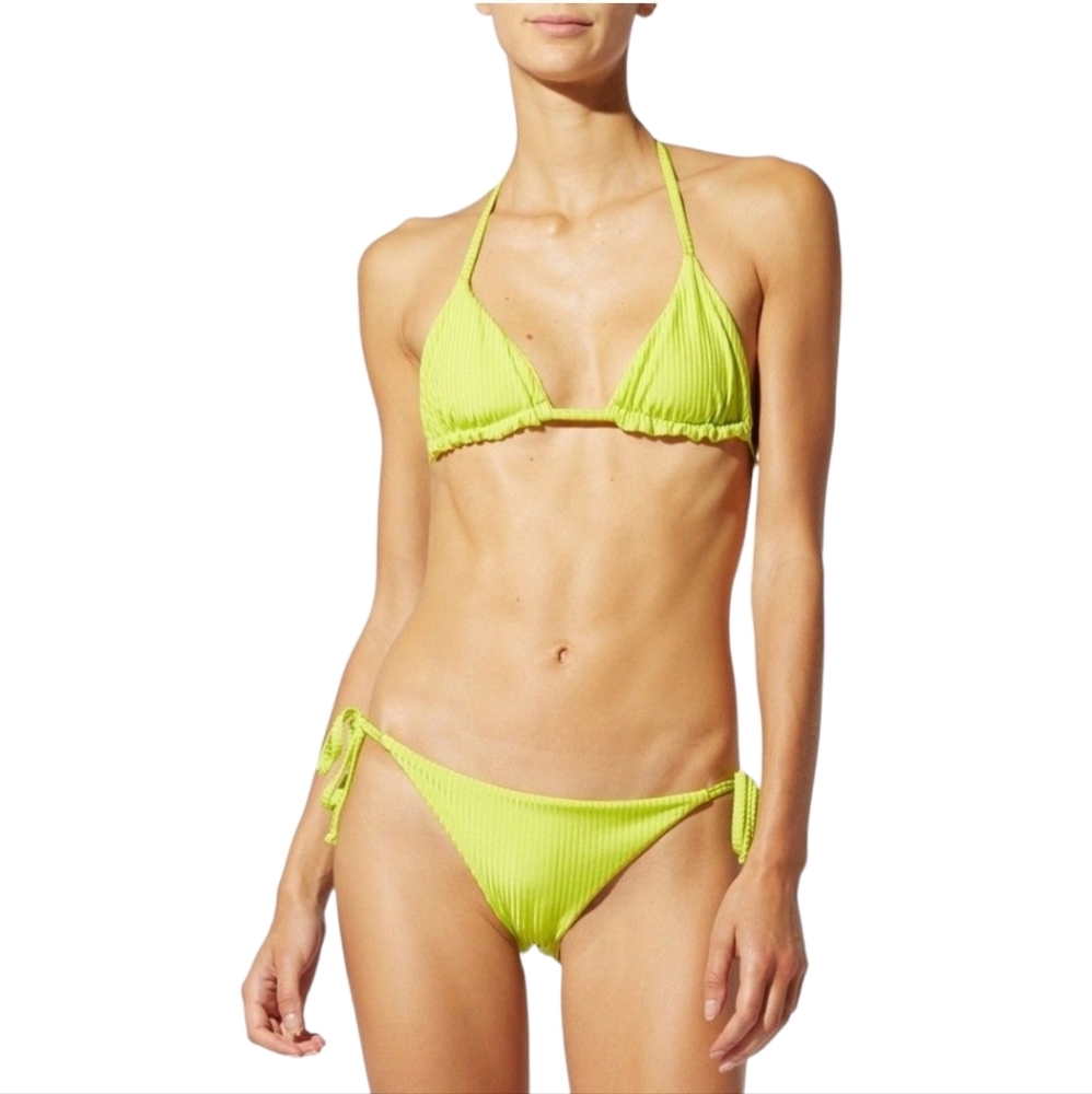 Nwot Solid & Striped Iris Reversible Swimsuit - image 1